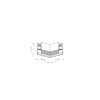 LVM RECESSED HORIZONTAL CORNER white 11622 Nowodvorski