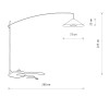 POISE umbra gray A 11767 Nowodvorski