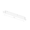 LVM LINE LED 15W white 3000K 11636 Nowodvorski