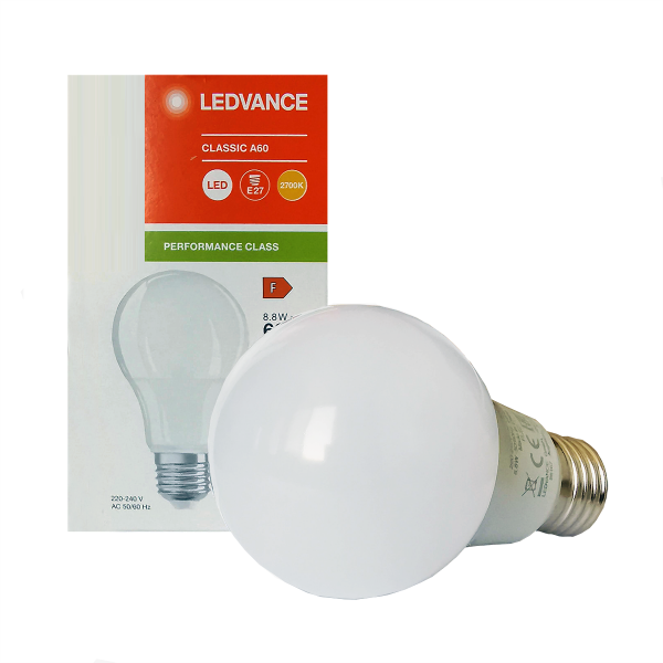 LED 8.8W E27 DIMMABLE A60